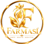 logo doré farmasi, beauté et bien être